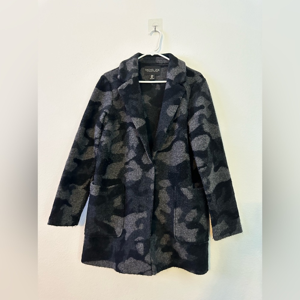 Rachel Zoe Medium Camouflage Coat